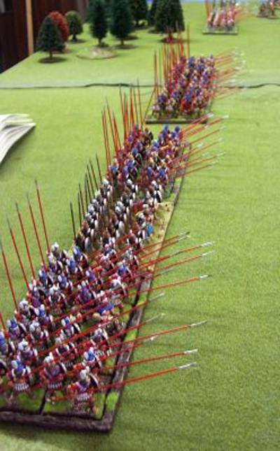 Despliegue en  La Batalla de Queronea
