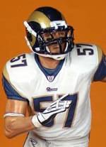 Modelado y pintura representando al jugador de Football americano Chris Chamberlain