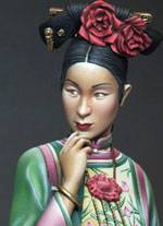 Busto de Beijin Belle de la Casa de miniaturas Pilipili miniatures a escala 1/6