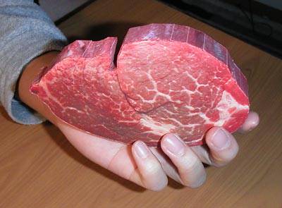 recortables de papel o cartulina del plato, cubiertos y chuleton