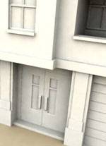Edificio en Carton Pluma