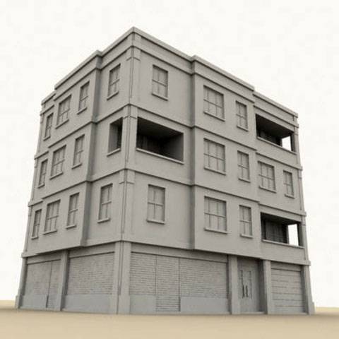 Edificio en Carton Pluma