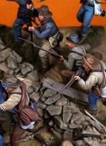 Diorama sobre la Guerra Civil Americana