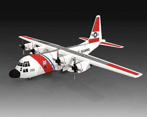 Avi&oacute;n de transporte militar propulsado por cuatro turboh&eacute;lices fabricado por la compa&ntilde;&iacute;a estadounidense Lockheed Martin. Esta es su version Guarda Costas de los Estados Unidos. 