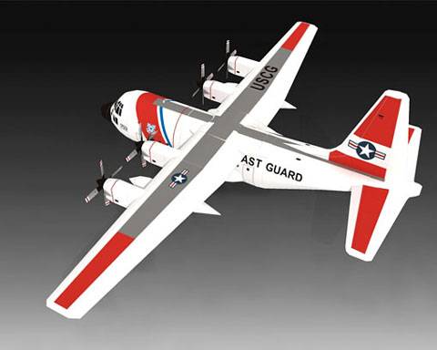 Avi&oacute;n de transporte militar propulsado por cuatro turboh&eacute;lices fabricado por la compa&ntilde;&iacute;a estadounidense Lockheed Martin. Esta es su version Guarda Costas de los Estados Unidos. 