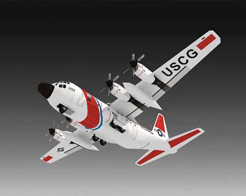 Avi&oacute;n de transporte militar propulsado por cuatro turboh&eacute;lices fabricado por la compa&ntilde;&iacute;a estadounidense Lockheed Martin. Esta es su version Guarda Costas de los Estados Unidos. 