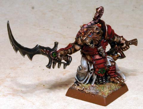 Caudillo Skaven Colaespina - Escala 28mm