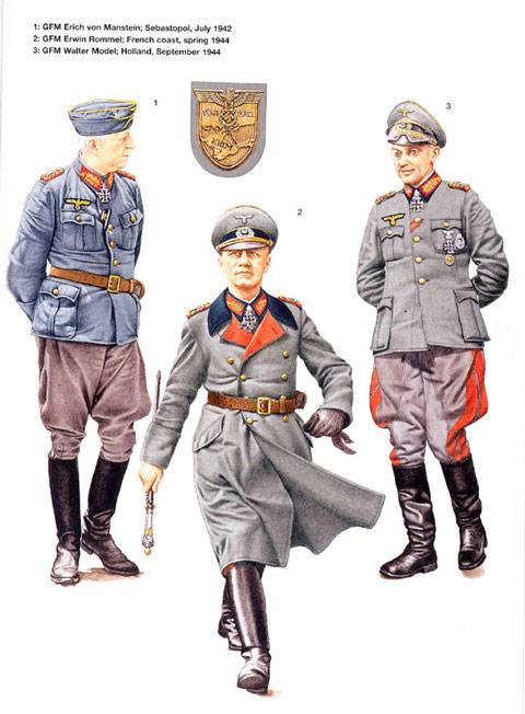 Generales y Comandantes del Reich durante la 2&ordf; Guerra Mundial