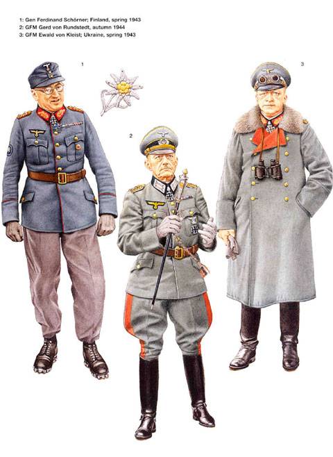 Generales y Comandantes del Reich durante la 2&ordf; Guerra Mundial