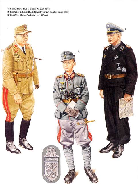 Generales y Comandantes del Reich durante la 2&ordf; Guerra Mundial