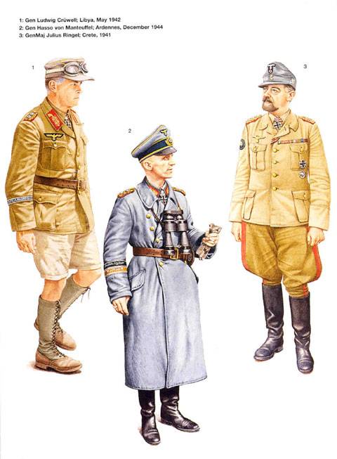 Generales y Comandantes del Reich durante la 2&ordf; Guerra Mundial