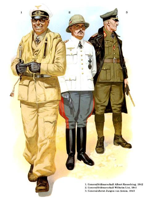 Estado Mayor Alem&aacute;n. L&aacute;minas pertenecientes a los Generales y Comandantes del Reich durante la 2&ordf; Guerra Mundial. (German Commanders of World War II) 