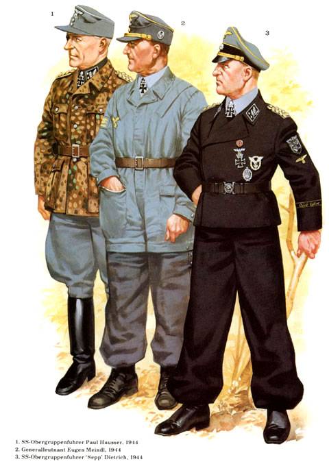 Estado Mayor Alem&aacute;n. L&aacute;minas pertenecientes a los Generales y Comandantes del Reich durante la 2&ordf; Guerra Mundial. (German Commanders of World War II) 