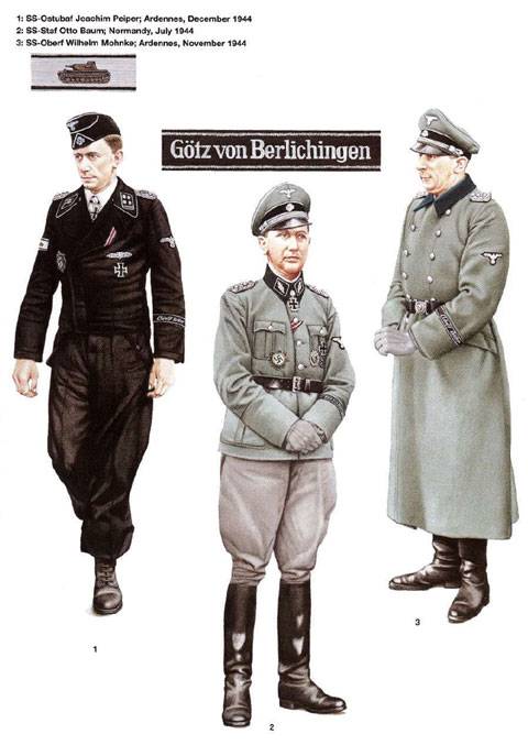 L&aacute;minas pertenecientes a los Generales y Comandantes del Reich durante la 2&ordf; Guerra Mundial. (German Commanders of World War II)  Waffen-SS, Luftwaffe y Navy. 