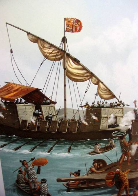 Sitio y ca&iacute;da de Tenochtitlan.  