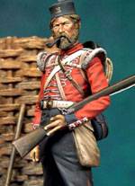 Veterano brit&aacute;nico del 23&ordm; Regimiento en Crimea