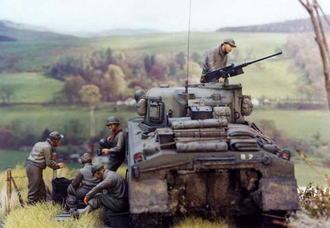 Diorama Coffee Break - Escala 1/35