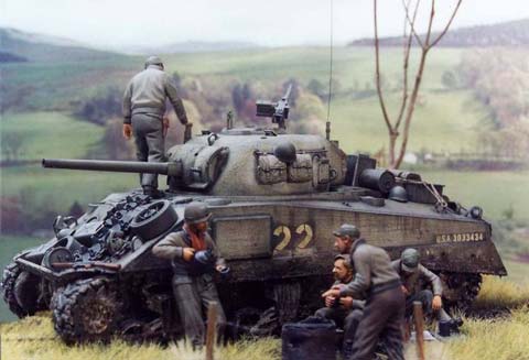 Diorama Coffee Break - Escala 1/35