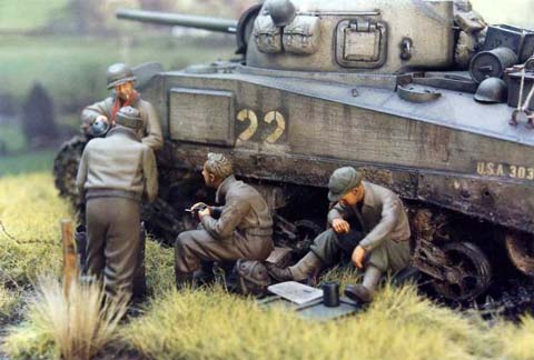 Diorama Coffee Break - Escala 1/35