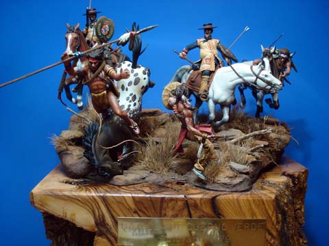 Diorama de la Batalla de Cuerno Verde - Escala 54mm. 