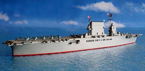 Portaaviones de EEUU "USS SARATOGA (CV-3)". 