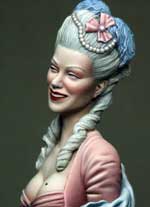 Busto Dama de la Corte Francesa - Escala 1/9