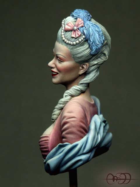 Busto Dama de la Corte Francesa - Escala 1/9