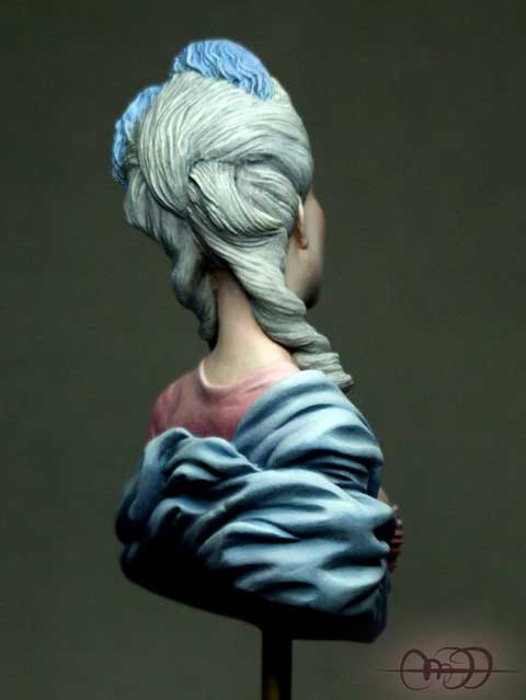 Busto Dama de la Corte Francesa - Escala 1/9