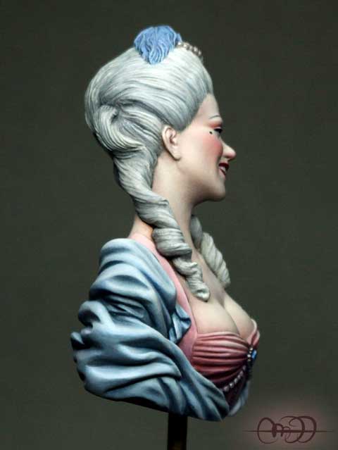 Busto Dama de la Corte Francesa - Escala 1/9