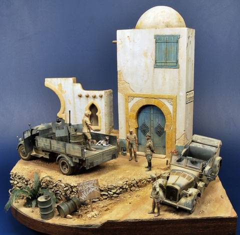 Diorama - Rommel, Norte de Africa 1941