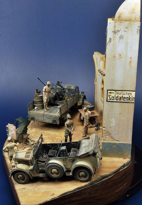 Diorama - Rommel, Norte de Africa 1941