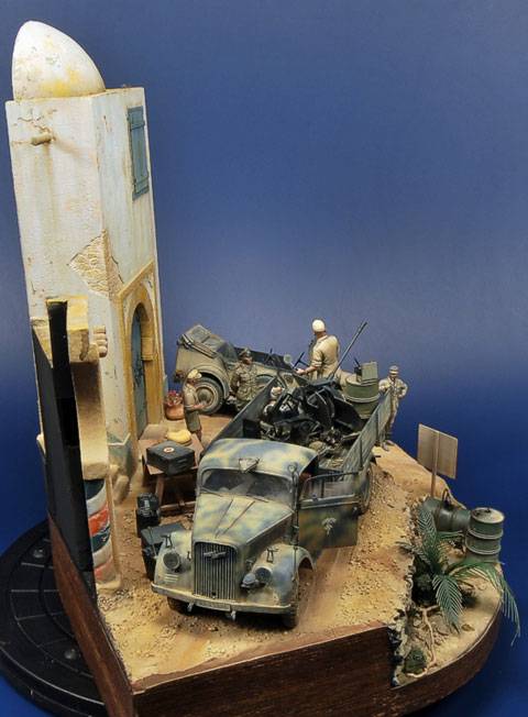 Diorama - Rommel, Norte de Africa 1941