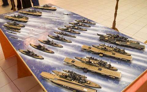 Diorama Naval Gigante