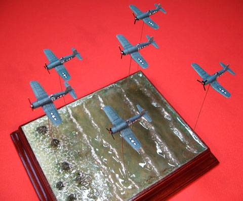 diorama aereo sobre el mar