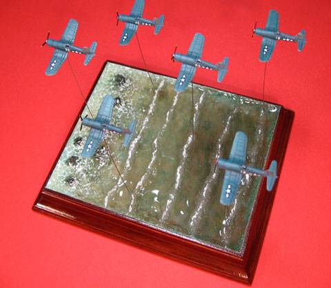diorama aereo sobre el mar