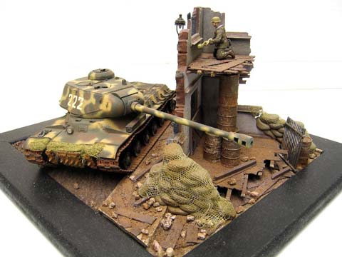 Diorama Tanque Sovietico JSII - Escala 1/35.  
