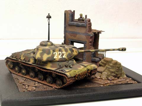 Diorama Tanque Sovietico JSII - Escala 1/35.  