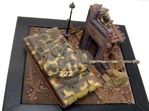 Diorama Tanque Sovietico JSII - Escala 1/35.  