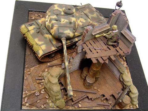 Diorama Tanque Sovietico JSII - Escala 1/35.  