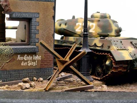 Diorama Tanque Sovietico JSII - Escala 1/35.  