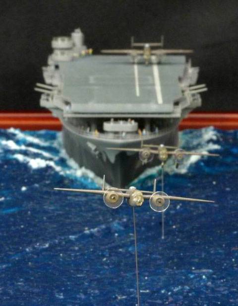 Diorama Naval Missouri - Escala 1/700. 