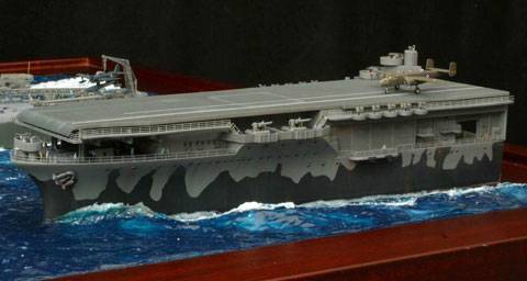 Diorama Naval Missouri - Escala 1/700. 