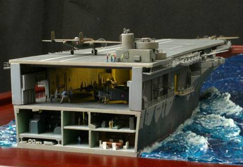 Diorama Naval Missouri - Escala 1/700. 