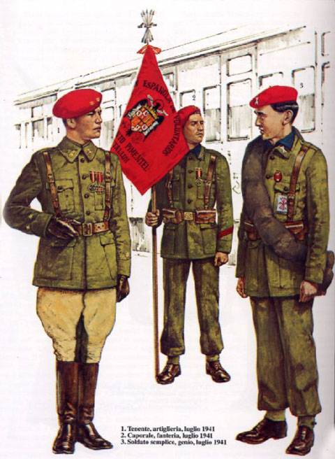 La divisi&oacute;n 250. Einheit spanischer Freiwilliger de la Wehrmacht