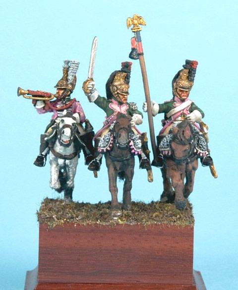 Carga de Dragones a Caballo - Escala 28mm