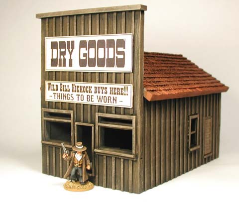 Almacen de productos Secos - Viejo Oeste en 28mm.