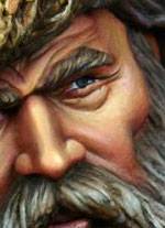 Busto de un Curtido y Veterano Vikingo