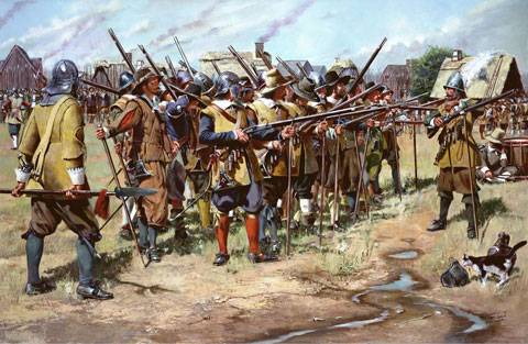 Batalla de Edgehill - 28 mm