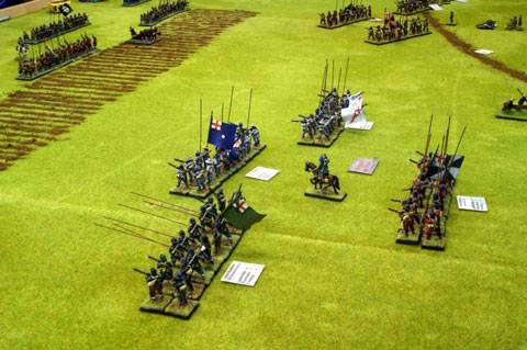 Batalla de Edgehill - 28 mm