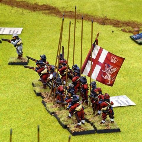 Batalla de Edgehill - 28 mm